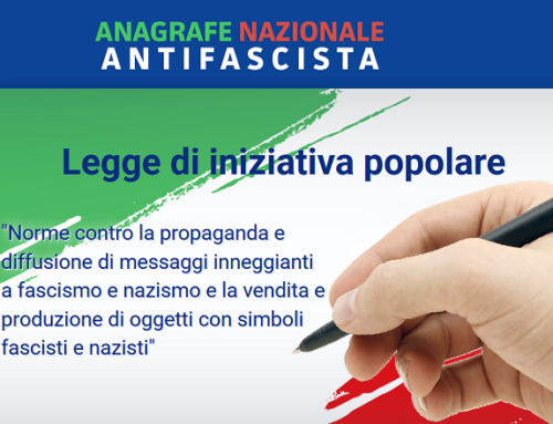 Progetto di Legge di iniziativa popolare contro la propaganda e la diffusione di messaggi inneggianti al fascismo