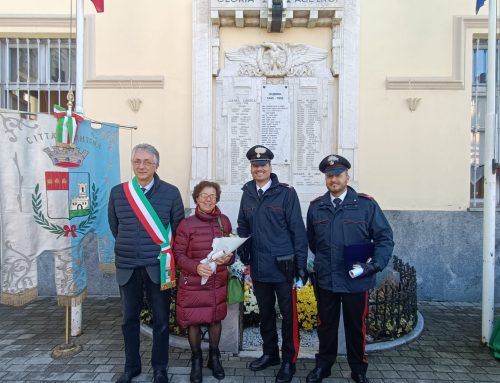 4 novembre – a Santena abbiamo celebrato le Forze Armate e i carabinieri che aiutarono la “nostra” Gift